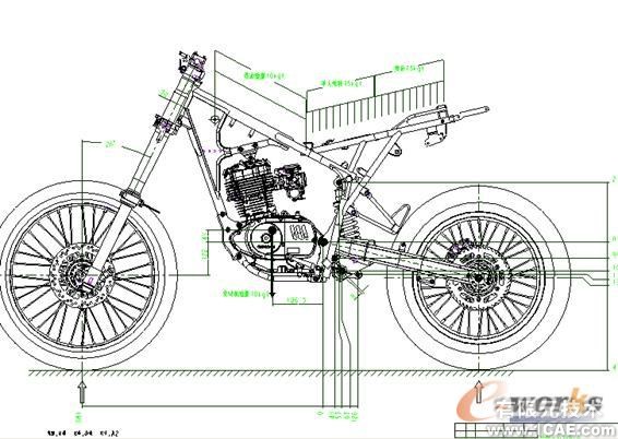 Pro/MECHANICAL在摩托車車架設(shè)計中的應(yīng)用proe模型圖圖片2