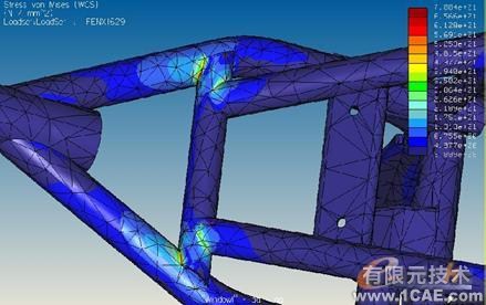 Pro/MECHANICAL在摩托車車架設(shè)計中的應(yīng)用proe模型圖圖片7