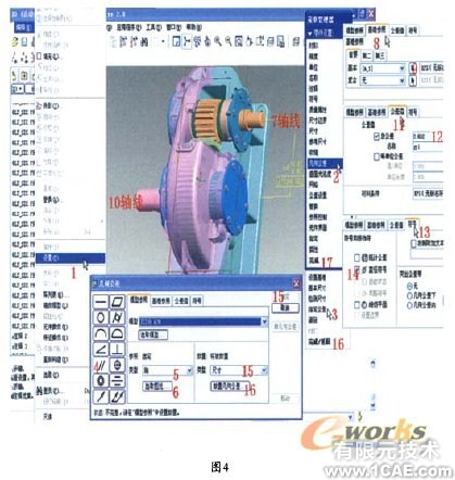 proe在3D零件圖上標注(二)proe設(shè)計案例圖片2