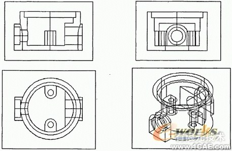 CAD基于實體的正交視圖創(chuàng)建autocad技術(shù)圖片3