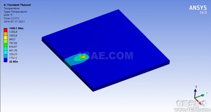 ANSYS <wbr>Workbench移動(dòng)熱源施加