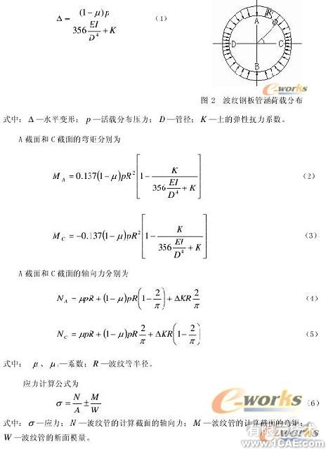 鋼板管涵結(jié)構(gòu)的有限元分析solidworks仿真分析圖片圖片2