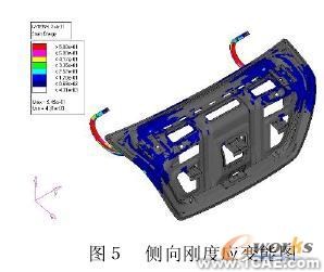 汽車(chē)行李箱剛度有限元分析solidworks simulation學(xué)習(xí)資料圖片6