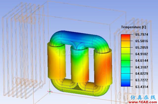Icepak培訓(xùn)教程:對變壓器進(jìn)行不同環(huán)境下的散熱模擬計(jì)算ansys分析圖片14