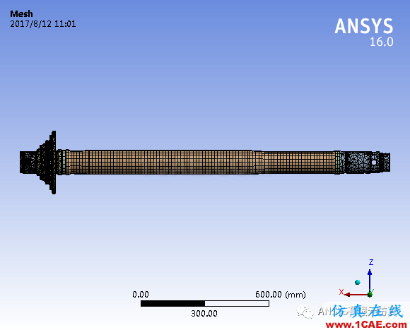 航空發(fā)動機風扇轉(zhuǎn)子模態(tài)分析實例ansys分析圖片3