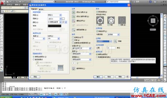 AUTOCAD2012進行圖案填充的方法AutoCAD仿真分析圖片24