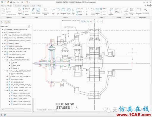 Creo Layout 概念設(shè)計pro/e設(shè)計案例圖片2