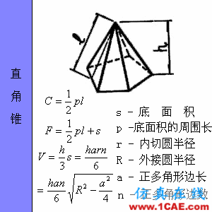 快接收，工程常用的各種圖形計算公式都在這了！AutoCAD培訓教程圖片43