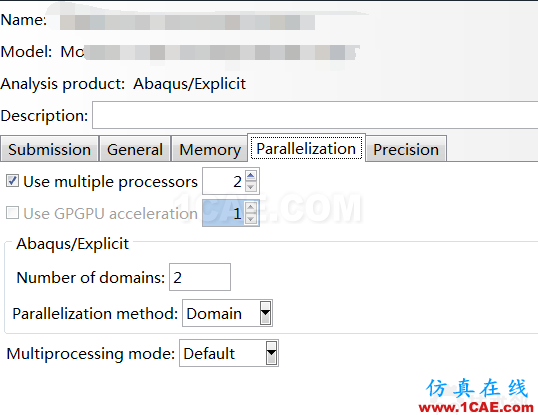 Abaqus顯式算法中不能使用多核的情況及解決辦法abaqus有限元資料圖片3