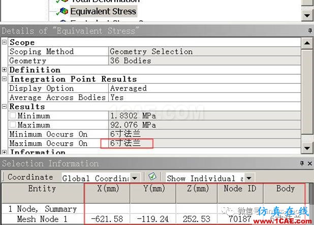 ANSYS Workbench中應力線性化方法-大開孔壓力容器管箱接管應力的準確計算-連載7ansys結(jié)果圖片30