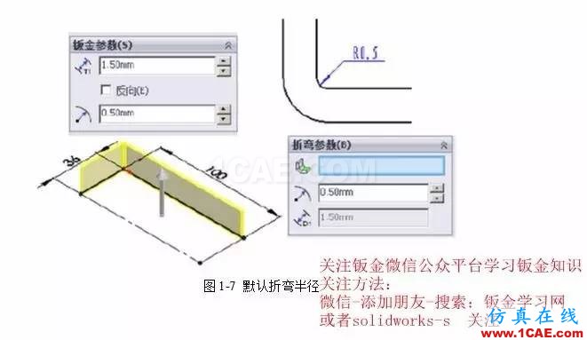 solidWorks?鈑金零件設計教程之一，必須的收藏！solidworks simulation技術圖片8