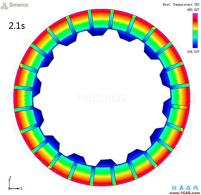 【技術(shù)分享】基于CFD的離合器摩擦片熱分析研究cae-pumplinx圖片8