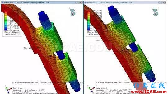 Abaqus中三種自適應(yīng)網(wǎng)格介紹及對(duì)比abaqus靜態(tài)分析圖片2