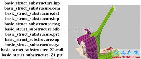 ANSA小竅門-“設置ABAQUS子結構”ANSA培訓教程圖片9