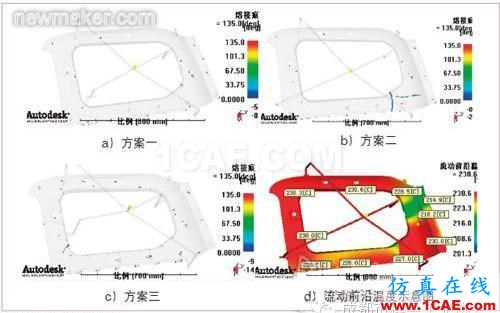 基于Moldflow的汽車內(nèi)飾板澆注系統(tǒng)設(shè)計(jì)moldflow注塑分析圖片13
