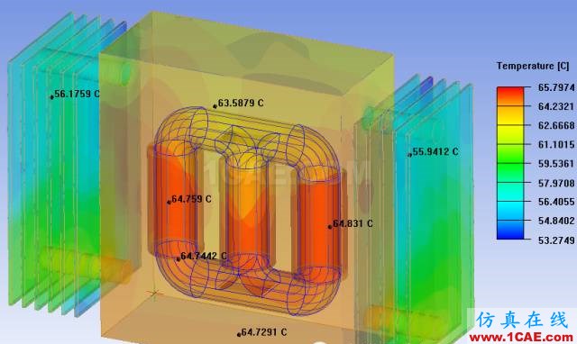 Icepak培訓(xùn)教程:對變壓器進(jìn)行不同環(huán)境下的散熱模擬計(jì)算ansys結(jié)構(gòu)分析圖片12
