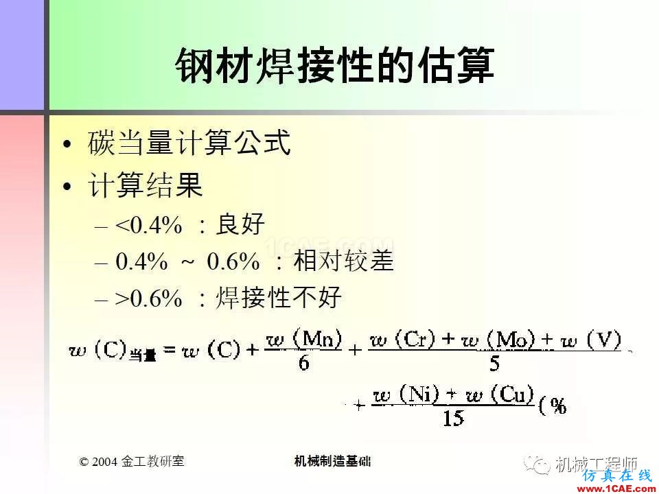 【專業(yè)積累】100頁(yè)P(yáng)PT，全面了解焊接工藝機(jī)械設(shè)計(jì)教程圖片61