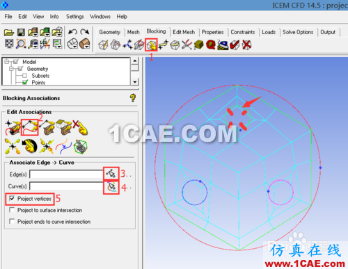 如何用ICEM對三角形特征幾何進行結(jié)構(gòu)網(wǎng)格劃分