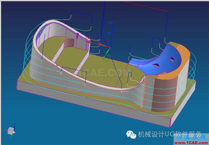 UG中不規(guī)則側(cè)邊2D刀路優(yōu)化ug設計案例圖片7