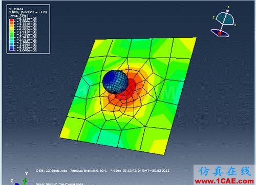 ABAQUS小球下落問(wèn)題分析abaqus有限元圖片33