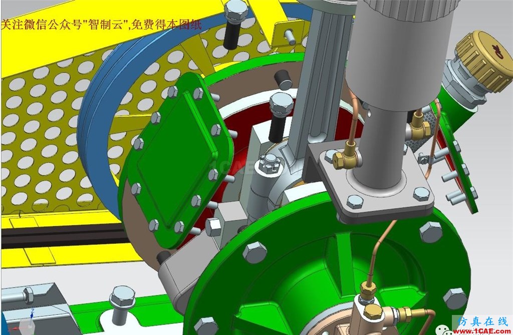 【工程機械】電動空氣壓縮機3D模型 UG(NX)設計 空壓機數(shù)模ug設計圖片4