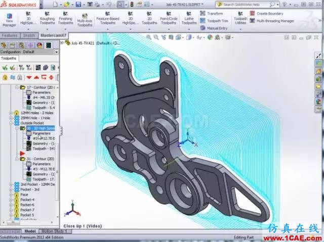 Mastercam X9 for Solidworks【視頻】solidworks simulation培訓(xùn)教程圖片4