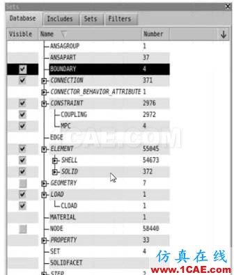 ANSA小竅門-“設置ABAQUS子結構”ANSA分析圖片2