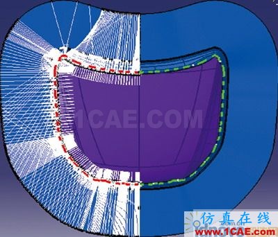 CATIA汽車沖壓件模具修邊線設計