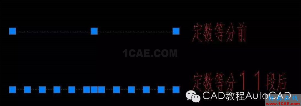 【AutoCAD教程】定數(shù)等分或定距等分后怎么顯示出來等分點(diǎn)？AutoCAD技術(shù)圖片2