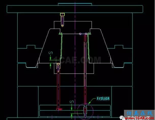 ug模具設(shè)計(jì)之其它頂出方式-前模頂出，油缸頂出-延遲頂出！ug模具設(shè)計(jì)技術(shù)圖片3