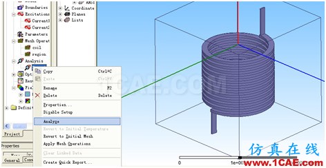 ANSYS Workbench與Ansoft Maxwell 電磁結構耦合案例Maxwell分析案例圖片31