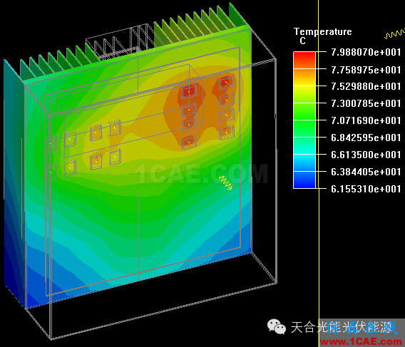 基于ICEPAK熱仿真的光伏逆變器結(jié)構(gòu)優(yōu)化ansys仿真分析圖片6