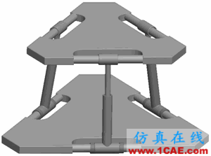 基于Pro/E和ADAMS的少自由度并聯(lián)機構運動仿真 - 林子 - 林子清風 CAE/CFD工作室 基于Pro/E和ADAMS的少自由度并聯(lián)機構運動仿真ansys分析案例圖片1