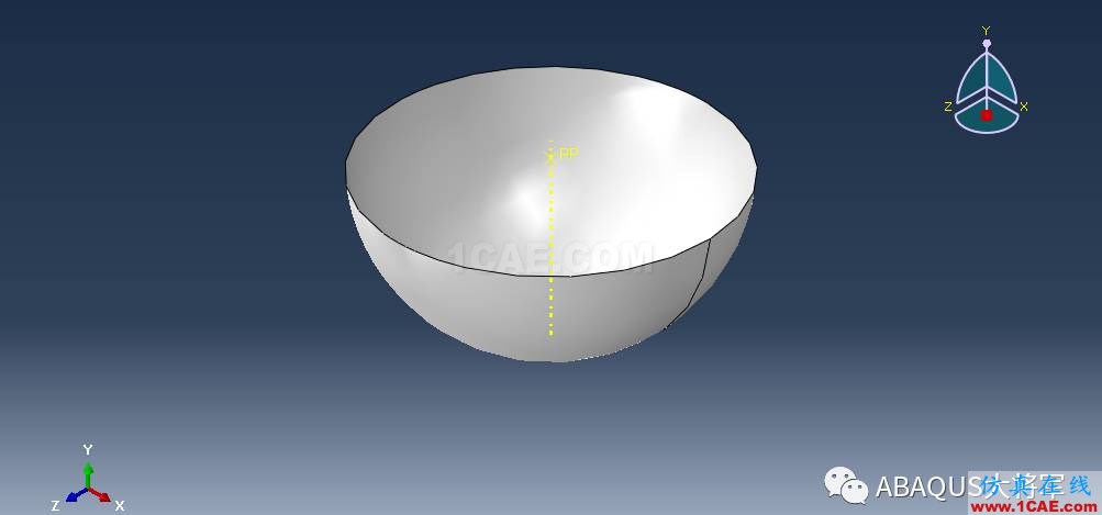 ABAQUS案例的Abaqus/CAE再現(xiàn)——半球形沖頭沖壓薄板abaqus有限元分析案例圖片5