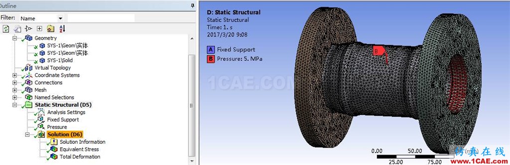 視頻分享 | ANSYS18.0中拓撲優(yōu)化分析流程介紹ansys結構分析圖片3