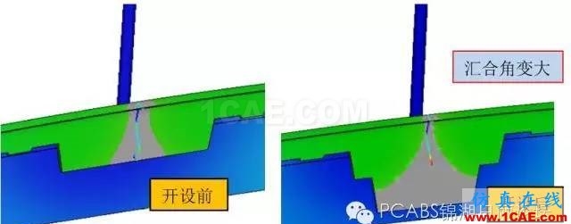 熔接線無臉見人？上Moldflow調(diào)個熔接角，妥妥的！moldflow圖片24