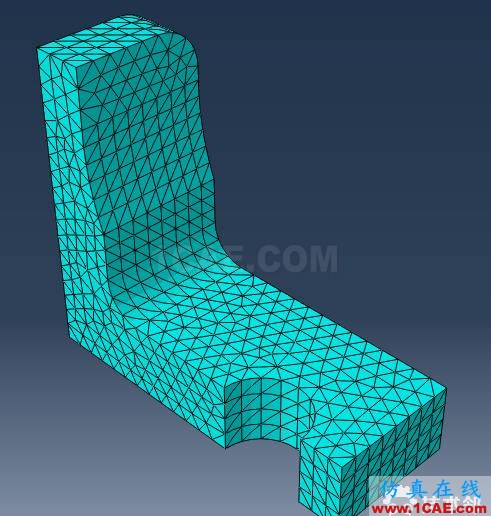 Abaqus和WELSIM仿真簡單支架受力分析案例賞析---細化網(wǎng)格對（應(yīng)力集中）解的收斂性的影響abaqus有限元培訓(xùn)資料圖片22