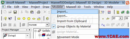 ANSYS Workbench與Ansoft Maxwell 電磁結構耦合案例Maxwell分析案例圖片7