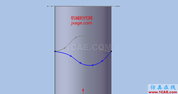 solidworks如何使用投影曲線？solidworks simulation培訓(xùn)教程圖片13