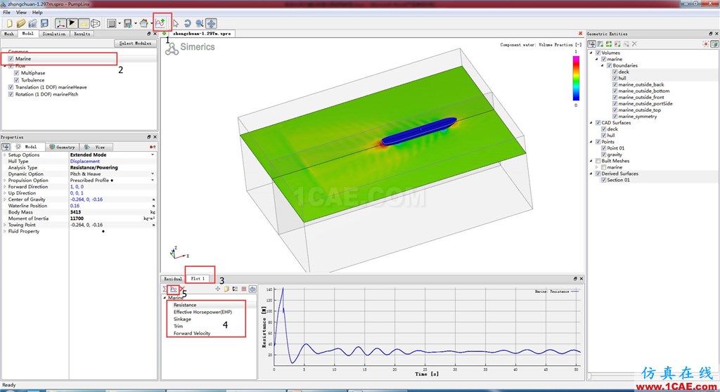 培訓(xùn)篇之PumpLinx船體水動力流場分析Pumplinx旋轉(zhuǎn)機構(gòu)有限元分析圖片15