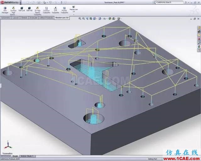 Mastercam X9 for Solidworks【視頻】solidworks仿真分析圖片5