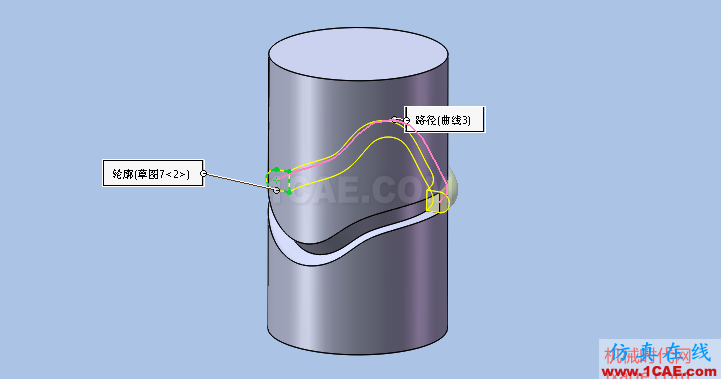 solidworks如何使用投影曲線？solidworks simulation技術(shù)圖片18