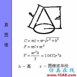 快接收，工程常用的各種圖形計算公式都在這了！AutoCAD學習資料圖片45