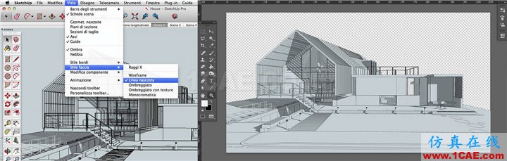 效果圖的藝術：用SketchUp, AutoCAD 和 Photoshop創(chuàng)造絕佳的水彩效果AutoCAD仿真分析圖片11