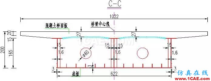知識(shí)庫(kù) 丨 鋼-混凝土組合橋梁分析實(shí)例Midas Civil仿真分析圖片4