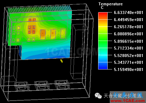 基于ICEPAK熱仿真的光伏逆變器結(jié)構(gòu)優(yōu)化ansys分析案例圖片11