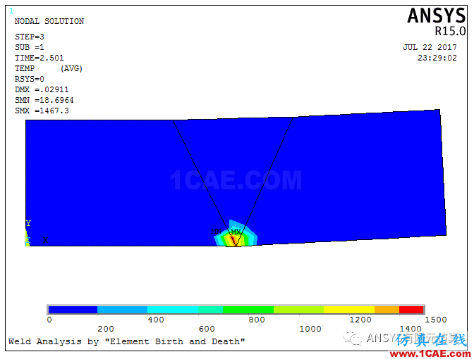 ANSYS生死單元之焊接過程模擬ansys分析案例圖片3