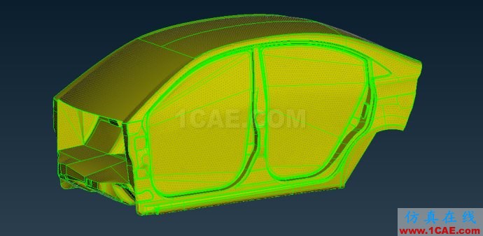 車內(nèi)流場和溫度場分析模型前處理