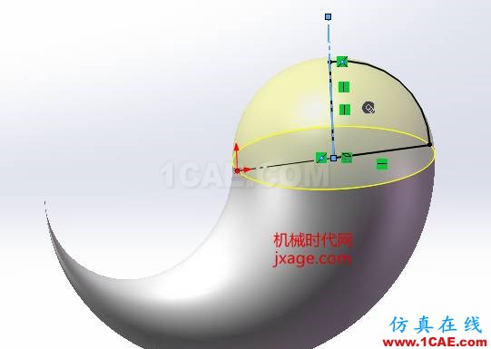 SolidWorks如何通過掃描創(chuàng)建太極圖？solidworks simulation培訓(xùn)教程圖片12