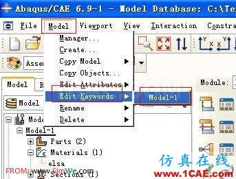 ABAQUS6.9版本XFEM(擴(kuò)展有限元)例子的詳細(xì)圖解step by step